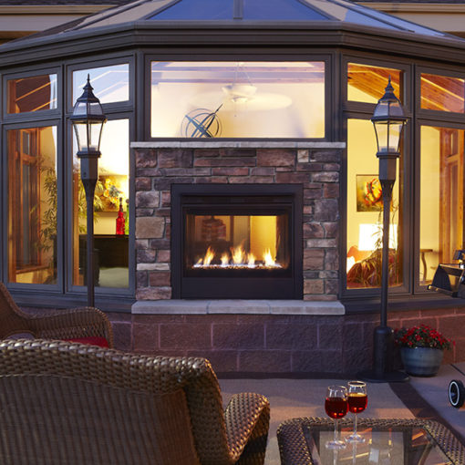 Heat & Glo Modern Outdoor Fireplace. Check out our Outdoor Living products at NW Natural Appliance Center in Portland