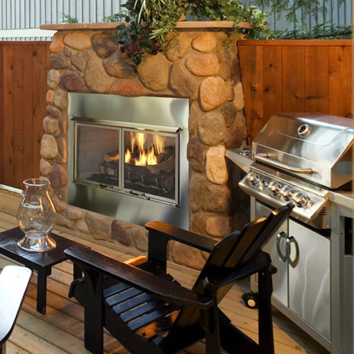 Heat & Glo Outdoor Lifestyles Gas Fireplace. Check out our Outdoor Living products at NW Natural Portland Oregon