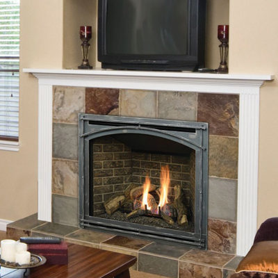 The Kozy Heat Bayport Gas Fireplace is a best seller, providing some of the most impressive viewing angles and realistic burner systems. Learn More!