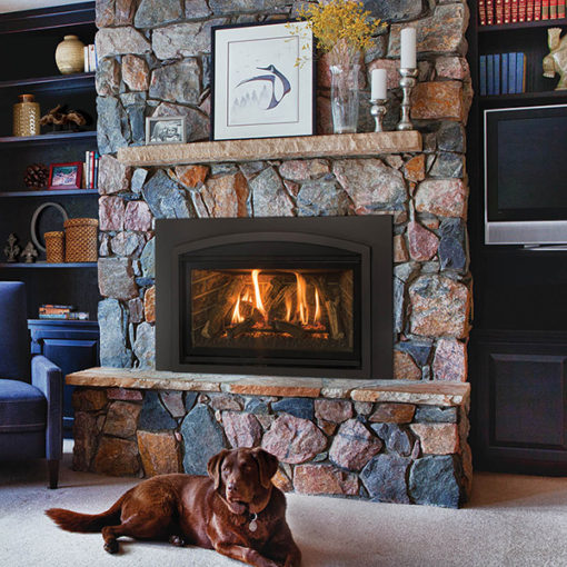 The Kozy Heat Chaska 29MV Gas Fireplace Insert can be ordered with either a Rock Set, Glass Media, or Log Set Model. Ask Our Representatives Today!