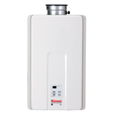 The Small Rinnai V65 Gas Tankless Water Hear ensures you'll never run out of hot water. Order Today!