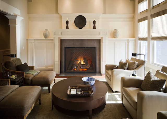 size, shape and location of fireplace nw natural appliance