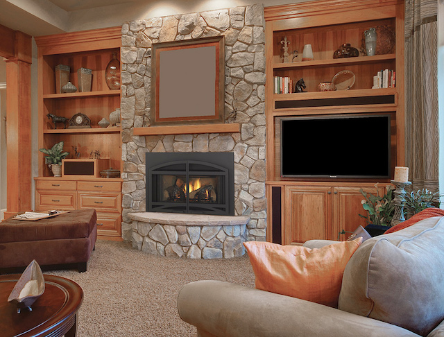 What should you look for when purchasing a fireplace?